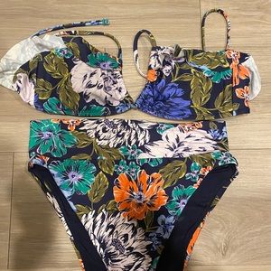 Aerie Halter Top Ruffle Bikini
